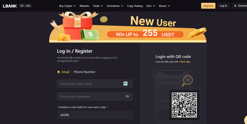 LBank Referral Code