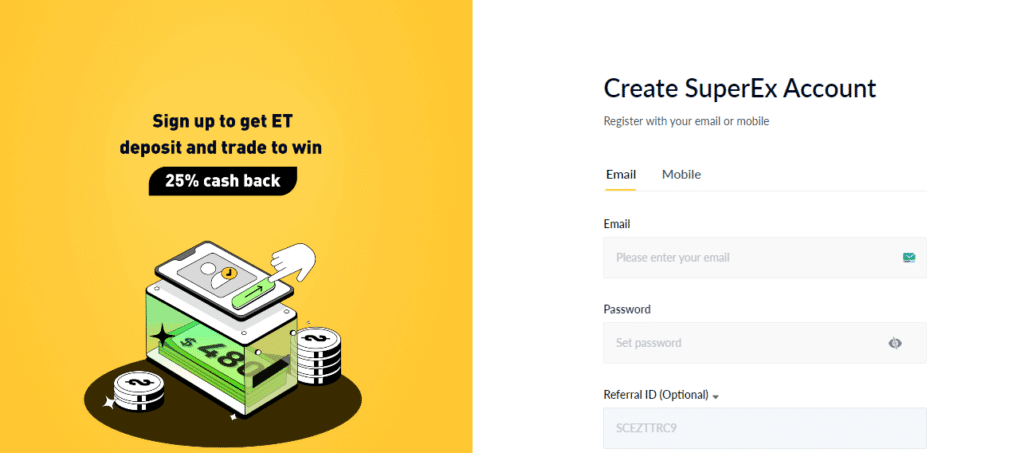 SuperEX Referral Code {SCEZTTRC9}