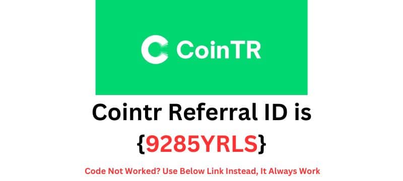 Cointr Referral ID {9285YRLS}