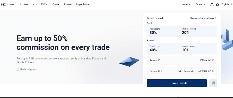 Commex Referral Code and Get Benefits Perks