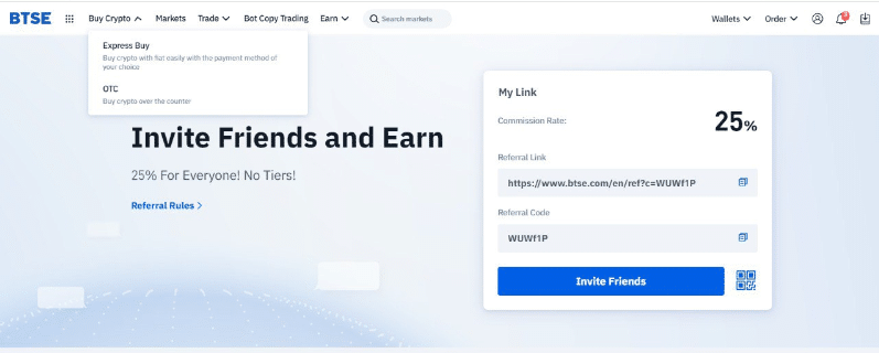 BTSE Referral Code {WUWf1P}