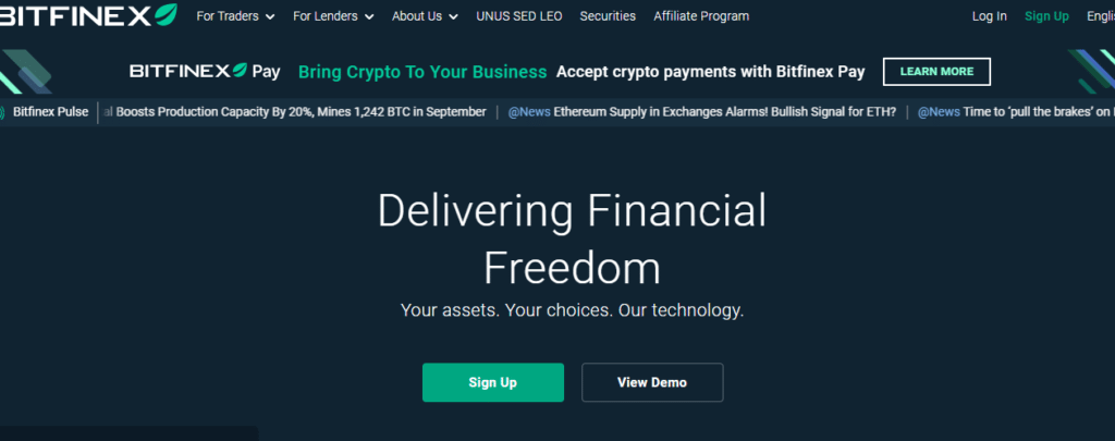 How to Apply Bitfinex Referral Code