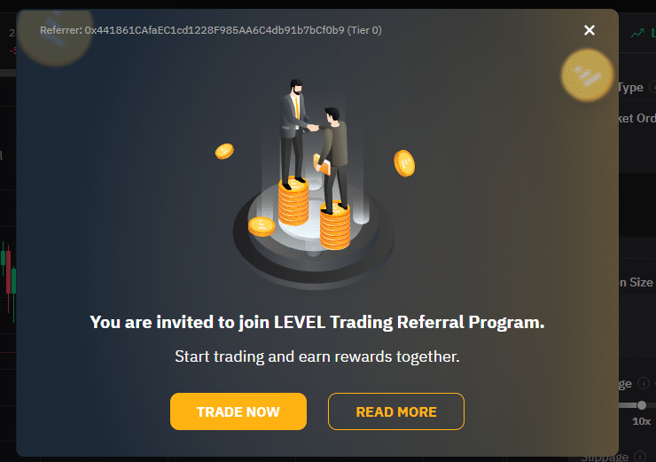 level finance referral address