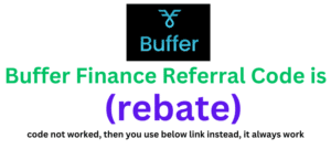 Buffer Finance Referral Code (rebate) 60% rebate on trading fees.