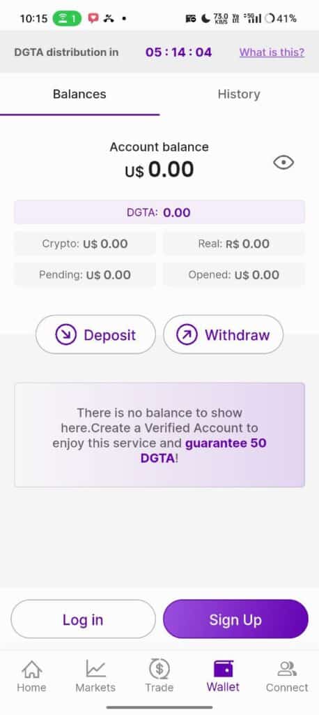 Digitra Referral Code (Happy) you get up to 100 DGTA tokens.