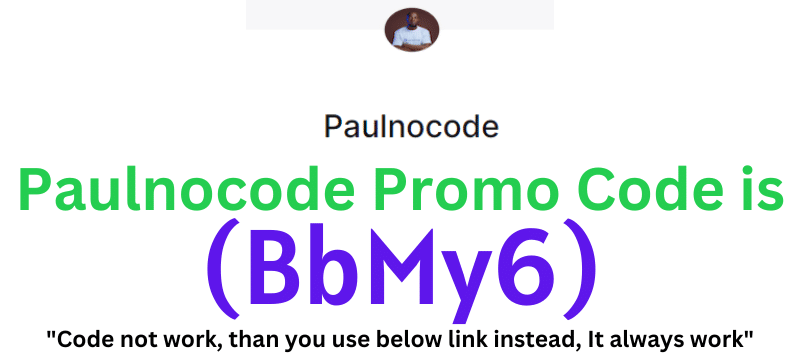 Paulnocode Promo Code (BbMy6) Get Flat 70% Off.