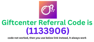 Giftcenter Referral Code (1133906) get ₹100 signup bonus.