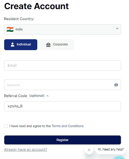 Bitdelta Referral Code (xztxhs_R) you get ₹100 signup bonus.