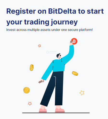 Bitdelta Referral Code (xztxhs_R) you get ₹100 signup bonus.