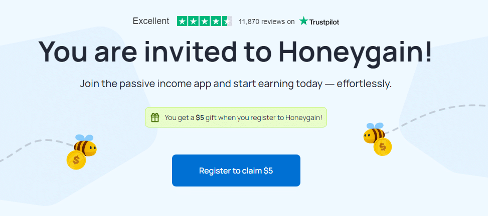 Honeygain Coupon Code (SURYA0E4BD) Get $5 Signup Bonus.